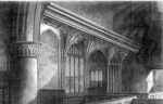 Kimpton Parish Church: Copies of watercolour drawings of interior of church by Buckler c1832
