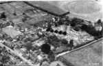 Aerial View of Kimpton Ca 1966, Parish Church and the Green